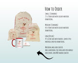 Personalised Christmas Sack - Santa Sack for Kids Presents Xmas Pink Ballerina Design Stocking Christmas Eve Bag Box for Girls & Boys XS007