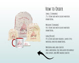 Personalised Christmas Sack - Santa Sack for Kids Presents Xmas Bunny Pink Tree Design Stocking Christmas Eve Bag Box for Girls & Boys XS004