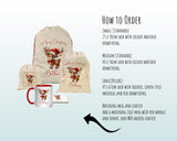 Personalised Christmas Sack - Santa Sack for Kids Presents Xmas Reindeer Santa Hat Design Stocking Christmas Eve Bag for Girls & Boys XS014