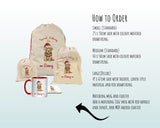 Personalised Golden Retriever Large Christmas Sack - Red Drawstring Bag for Xmas Presents - Christmas Eve Bag Box Decoration for Dogs XS008