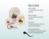 Personalised Christmas Sack - Santa Sack for Kids Presents Xmas Tree and Tractor Design Stocking Christmas Eve Bag for Girls & Boys XS062