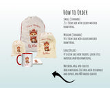 Personalised Christmas Sack - Santa Sack for Kids Presents Xmas Cute Winter Fox Design Stocking Christmas Eve Bag Box for Girls & Boys XS039