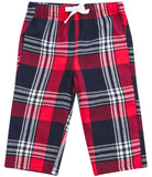 LW83T RD/NV - Larkwood Baby/Toddler Tartan Lounge Pants
