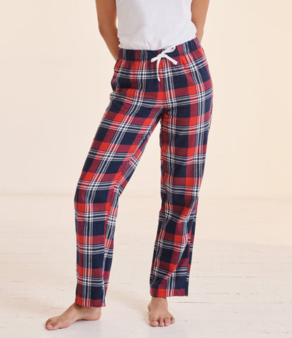 SK83 RD/NV - SF Ladies Tartan Lounge Pants