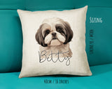 Shih Tzu name cushion size guide - 40 x 40cm (16 x 16 inches)
