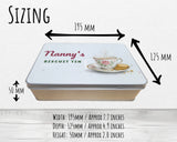 Tin sizing 195 x 125 x 50 mm