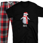 Personalised Penguin Xmas Pyjamas - T-Shirt - PJ020