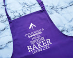 This Is What A Badass Baker Looks Like Apron Kitchen Chefs Baking BBQ For Baking Bakery Cake Maker Pastry Chef Mum Gift For Him Her AP0729