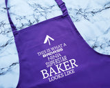 This Is What A Badass Baker Looks Like Apron Kitchen Chefs Baking BBQ For Baking Bakery Cake Maker Pastry Chef Mum Gift For Him Her AP0729