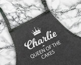 Personalised Gift Apron Queen of the Cakes Custom Cooking Baking Apron Gifts For Her For Mum Apron Gift Idea Mummy AP0018