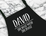 Personalised Host With The Roast Christmas Apron Gift For Mum Dad Brother Sister Husband Boyfriend Cooking Custom Apron Gift AP0833