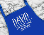 Personalised Host With The Roast Christmas Apron Gift For Mum Dad Brother Sister Husband Boyfriend Cooking Custom Apron Gift AP0833