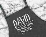 Personalised Host With The Roast Christmas Apron Gift For Mum Dad Brother Sister Husband Boyfriend Cooking Custom Apron Gift AP0833