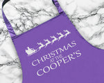 Personalised Santa Reindeer Christmas Apron Gift For Mum Dad Brother Sister Husband Boyfriend Cooking Baking Custom Apron Christmas Gift