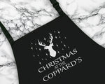 Personalised Family Reindeer Christmas Apron Gift For Mum Dad Brother Sister Husband Boyfriend Cooking Baking Custom Apron Christmas Gift