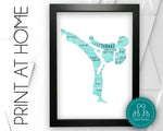 Personalised PRINTABLE Karate Word Art Gift Martial Arts Gifts Print Sports Gift For Defence Wall Prints Wall Art Digital Download DDGC1104