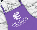 Personalised Mens Culinary Genius Barbecue BBQ Cooking Apron - Great Fathers Day Gift Idea AP0032