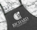 Personalised Mens Culinary Genius Barbecue BBQ Cooking Apron - Great Fathers Day Gift Idea AP0032