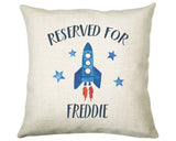 Personalised Rocket Reserved For Cushion Gift Printed Name Design Cushion Throw Pillow Gift For Him Her Christmas Gift CS359