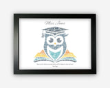 Personalised Teacher Appreciation Gifts Word Art Wall Print - Gifts Wall Decor Custom Word Cloud Wall Art A3 A4 A5 8x10 Print ST0033