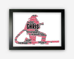 Firefighter Gifts Personalised Word Art Gift Fireman Gift Wall Art Wall Prints Wall Art Gift For Hero Gift Wall Art Prints NP203