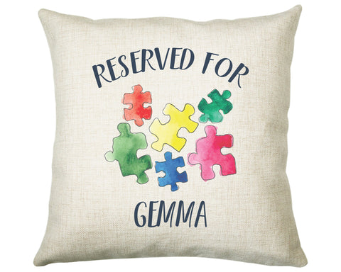 Personalised Puzzle Reserved For Cushion Gift Printed Name Design Cushion Throw Pillow Gift For Him Her Christmas Gift CS360