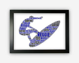 Personalised Word Art Gift Surfing Gifts Surfing Print Gift For Him Wall Art Wall Prints Wall Art Gift Wall Art Prints PG0067