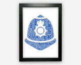Personalised Word Art Gift Police Officer Police Gift British Police Wall Art Wall Prints Wall Decor Gift Wall Art Prints NP128