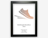 Personalised Running Gift - Full Marathon, Half Marathon, 10k 5k Ultra - Gifts For Him Her Runner Athlete PB Jogging Gifts For Dad - NW0002