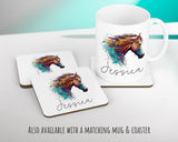 Birthday Gift For Girl Horse Lover Cushion Gift Printed Name Design Cushion Throw Pillow Gift For Girls Nursery Bedroom Christmas Gift CS525