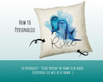 Personalised Dolphin Cushion Gift Printed Name Design Sealife Cushion Throw Pillow Gift For Mum Dad Friend Bedroom Birthday Gift CS154