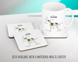 Anatomy of a Greyhound Funny Gift For Him Or Her Cushion Pillow Bedroom Decor CS376