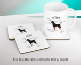 Anatomy of a Rottweiler Funny Gift For Him Or Her Cushion Pillow Bedroom Decor STC0090