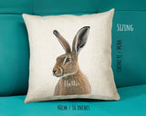 Birthday Gift For Boy Baby Hare Cushion Gift Printed Name Design Cushion Throw Pillow Gift For Boys Nursery Bedroom Animal Pony Gift CS543