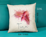 Personalised Elephant Hawk Moth Cushion Gift Printed Name Design - Cushion Throw Pillow Gift For Bedroom Birthday Christmas Gift CS559