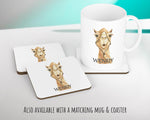 Personalised Camel Cushion Gift Printed Name Design-Cushion Throw Pillow Gift For Him/Her Sitting Room Bedroom Birthday Christmas Gift CS478