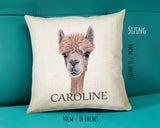 Personalised Alpaca Cushion Gift Printed Name Design - Cushion Throw Pillow Gift For Him/Her Sitting Room Bedroom Birthday Gift CS479