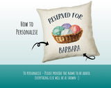 Personalised Knitting Reserved For Cushion Gift Printed Name Design Cushion Throw Pillow Gift For Him Her Christmas Gift CS353