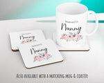 Personalised Reserved For Nanny Cushion Gift Printed Name Design - Cushion Throw Pillow Gift For Nan Grandma Granny Christmas Gift CS052