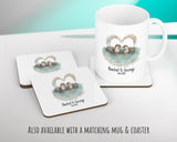 Personalised Valentines Day Otters Cushion Gift - Otterly In Love Cushion Throw Pillow Gift For Him Her Boyfriend Girlfriend Gift CS518