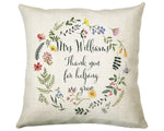 Teacher Appreciation Gift Thank You Cushion Gift - End of School Throw Pillow Gift For Teachers Gift CS211