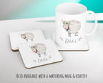 Personalised Sheep Cushion Gift Printed Name Design - Pillow Gift For Girls Boys Nursery Bedroom Farm Animal Decor Birthday Gift CS283