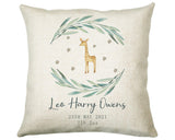 Personalised Baby Cushion New Baby Gift Printed Name Design - Pillow Gift For Girls Boys Nursery Bedroom Decor Gift CS234