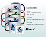 Personalised Orca Killer Whale Coffee Mug MGZ088