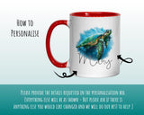 Personalised Sea Turtle Coffee Mug MGZ084