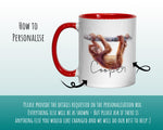 Personalised Monkey Coffee Mug MGZ066
