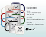 Personalised Panda Bear Coffee Mug MGZ028
