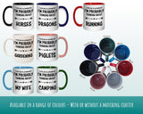 I'm Probably Thinking About Cars Mug Gift 11oz Coffee Mug Gift Idea For Car Enthusiast Racing Team Sport Motorsports For Him Her MG0295