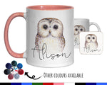 Personalised Owl Coffee Mug MGZ033
