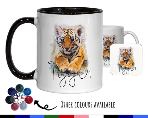 Personalised Tiger Coffee Mug MGZ137